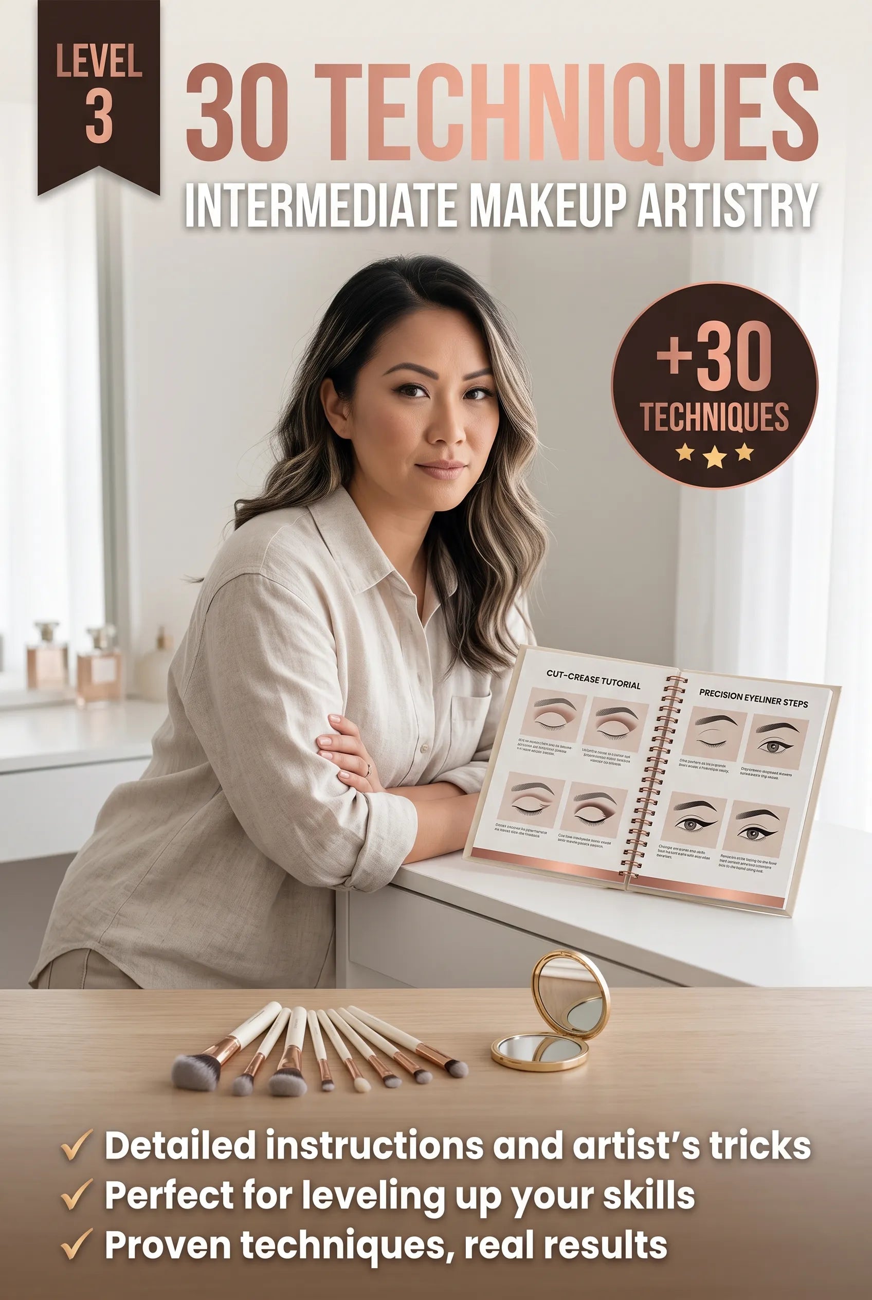 Level 3 – 30 Techniques: Intermediate Makeup Artistry